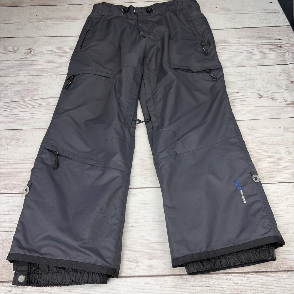 Morrow Men's Medium Snowboard Pants Gray Waterproof Impermeable Vented 5000mm